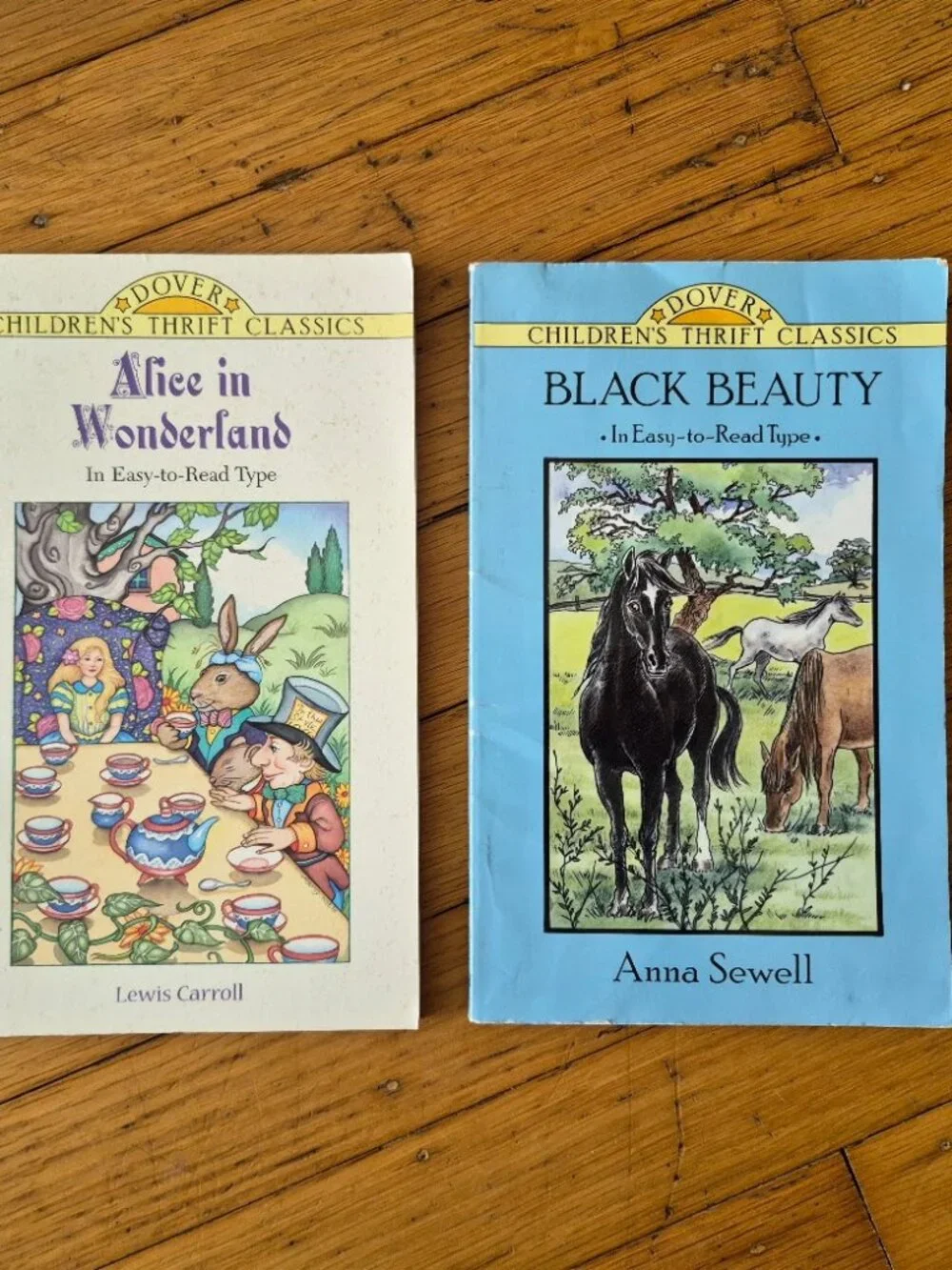 2 Books--Alice In Wonderland and Black Beauty
